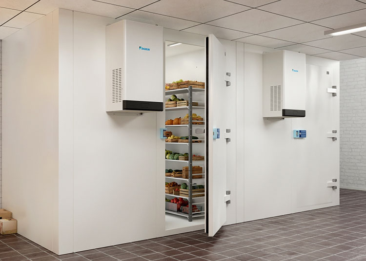 Der Propan-Monoblock von Daikin ist ein kompaktes und leichtes Gerät, das eine klimafreundliche und kostensparende Kühlung von Lebensmitteln verspricht. Foto: Daikin